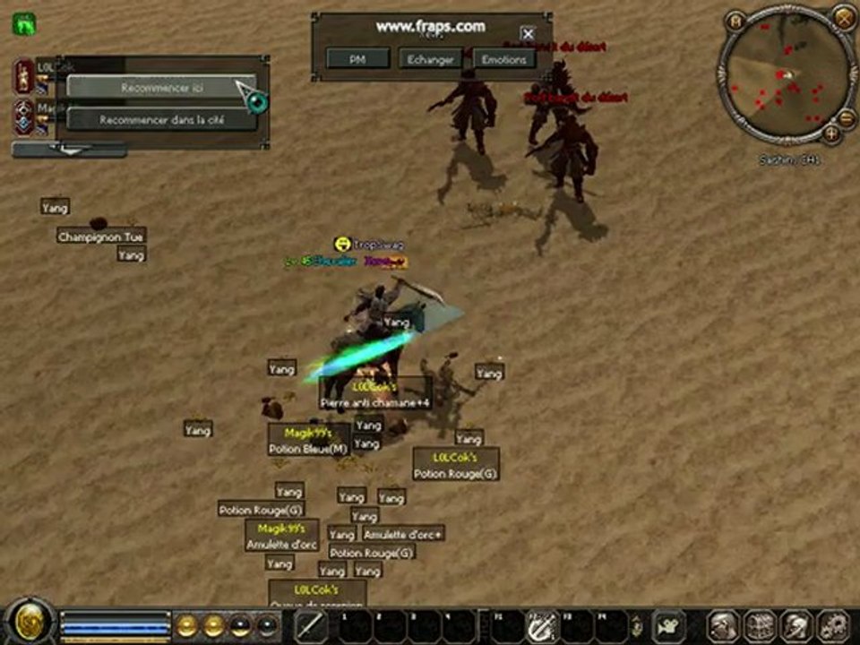 Vole de drop par Xews
