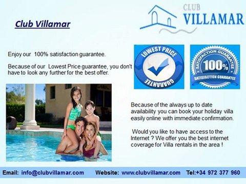 Club Villamar - Enjoy your holiday in a Spanish villa!