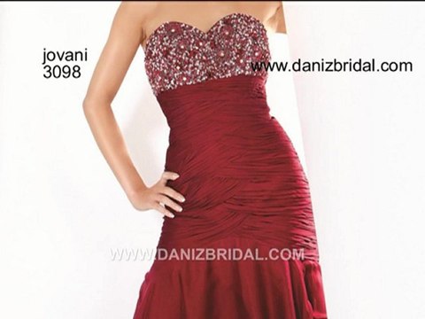 Jovani 3098 Beaded Evening Gown, Style 3098