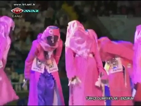 Akdeniz halk oyunları Teksas Senegal ERZURUM 10.Türkçe Olimpiyat