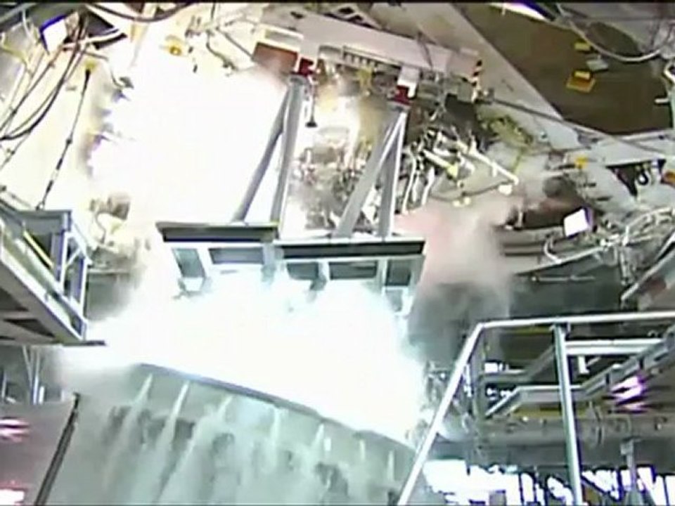 [SLS] J-2X Engine Test Fire (09/11/11)