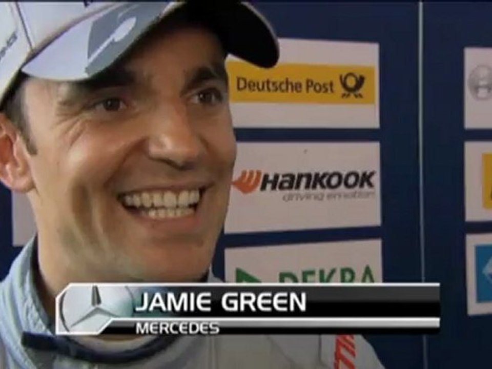 DTM: Green ist Nürnbergs Regenkönig