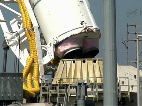 Antares Cargo Launch Vehicle Makes First Trip to Launch Pad at Wallops