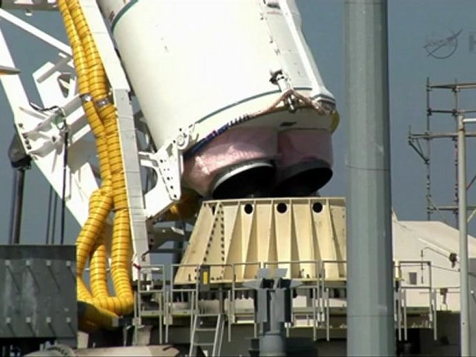 Antares Cargo Launch Vehicle Makes First Trip to Launch Pad at Wallops