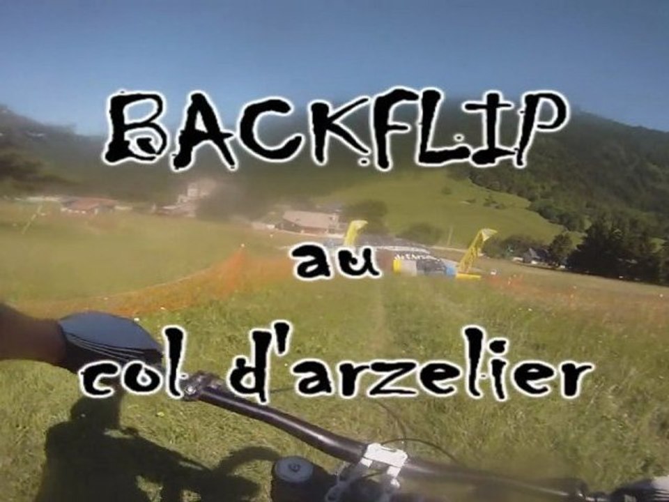 BACKFLIP au col d'arzelier 2012