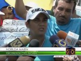 Trabajadores marcharon para exigir a la CVG la culminación de apartamentos en Bolívar