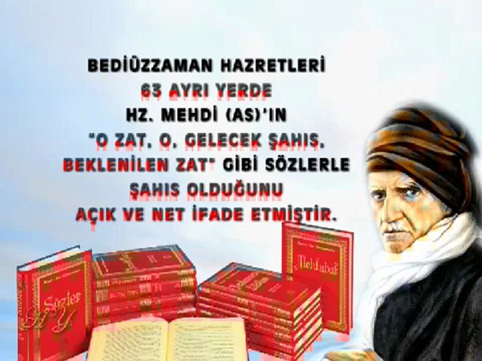 HZ.MEHDİ ŞAHSI MANEVİ DEĞİLDİR BİLAKİS ŞAHISTIR