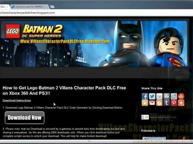 How to Get Lego Batman 2 Villans Character Pack DLC - video Dailymotion