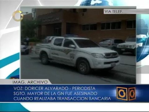 Asesinan a Sargento Mayor de la GN, al salir de un banco en Barquisimeto