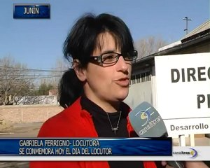 Día del locutor, nota a Gaby