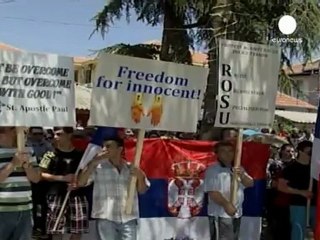 Serbs protest against integration of northern Kosovo