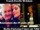 Coach Estelle Delahaie - Radio émission Cauet sur NRJ - (25 juin 2012)