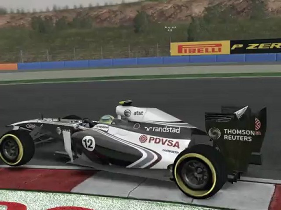 F1 2011 - GP de Turquie - Départ (les 2 premiers tours)