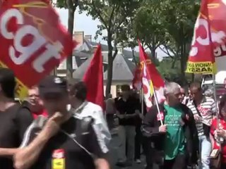 Sindicato francés sale a las calles tras terminar la tregua electoral(280612)