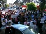 Palestinians take rare protest to Abbas's headquarters