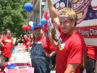 Professional eater wins big, one burger at a time