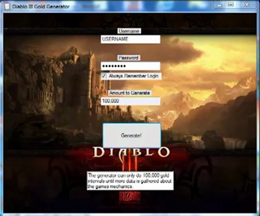 Diablo 3 Gold Hack For Latest Patch - Free Download -