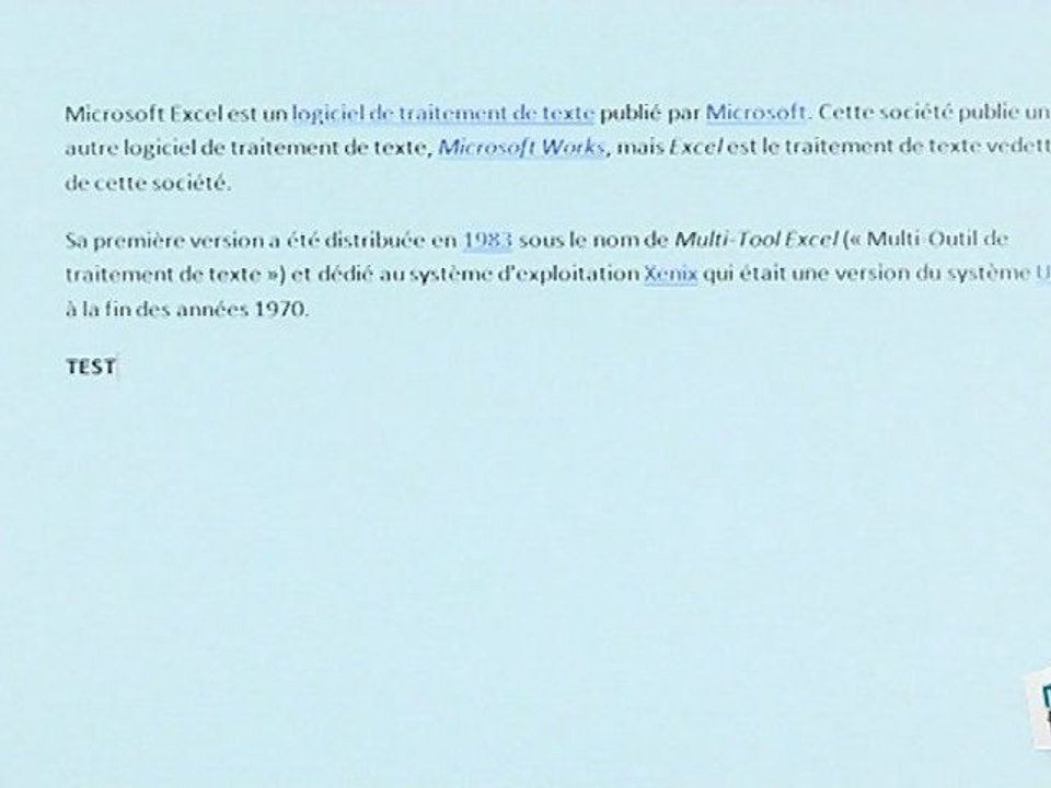 Tuto raccourcis claviers sur Word