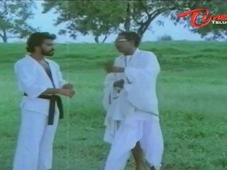 Telugu Comedy Scene Between P L Narayana - Karate Fighter