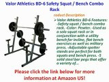 Best Buy Valor Athletics BD-6 Safety Squat  Bench Combo Rack