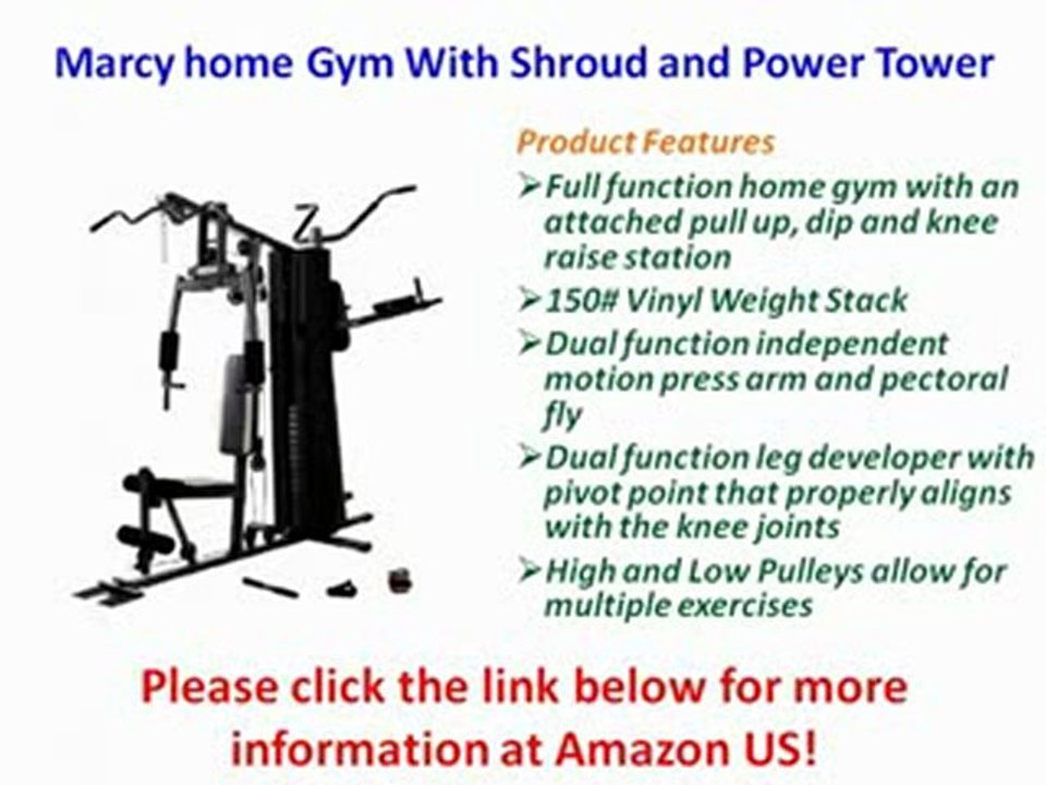 For Sale Marcy home Gym With Shroud and Power Tower