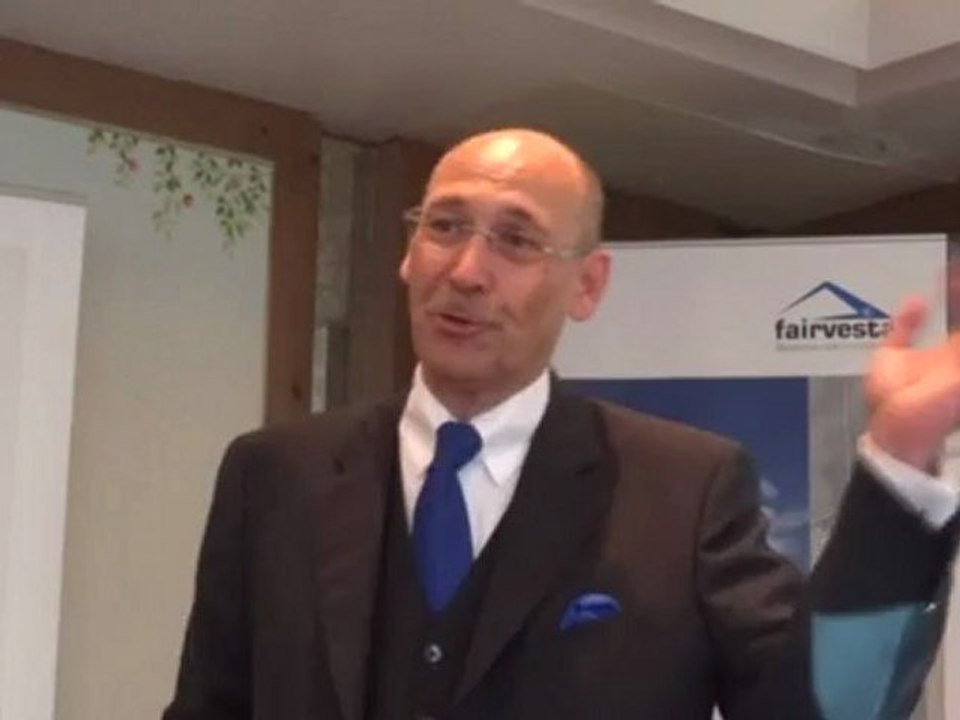 Hellmut Greßmann bei der Veranstaltung in Frankfurt