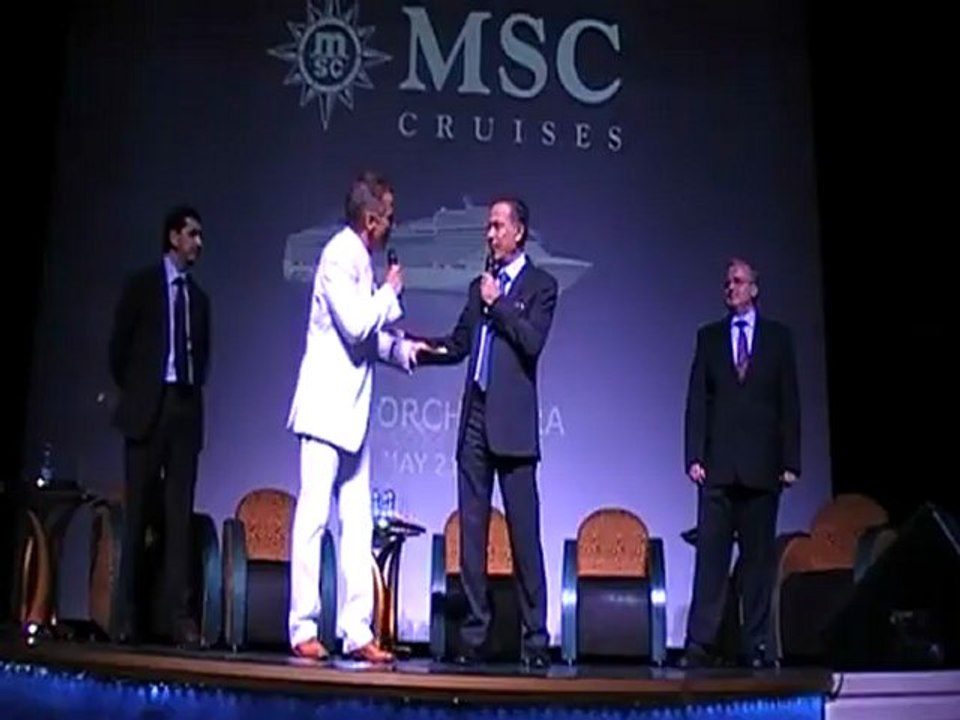 MSC Orchestra Kreuzfahrtschiff Kiel Hafen Film Hubert Fella MSC Kreuzfahrten