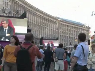 Mark Saggers reports on opening Euro 2012 game from Kiev Fan Zone