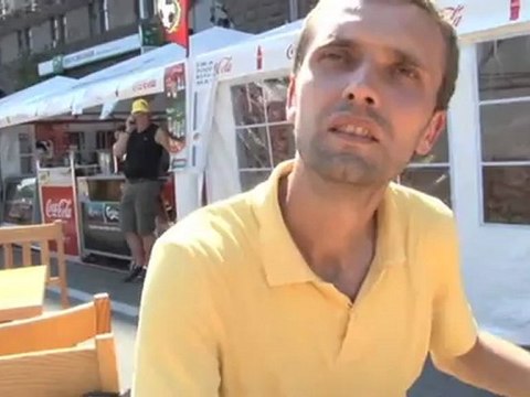 Andy Carroll's biggest fan in Kiev and Ukrainians predict England result