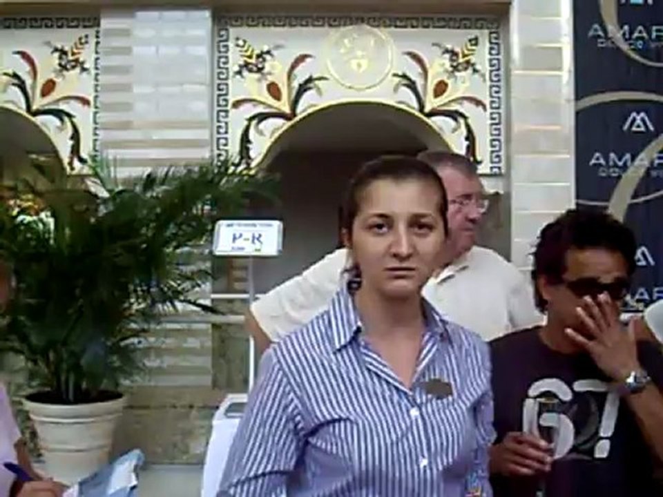 Hotel Amara Dolce Vita Halle Reception Luxushotel bei Kemer