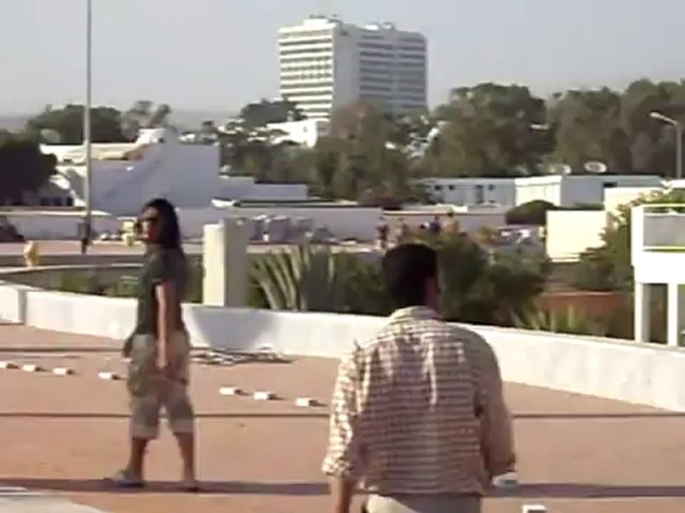 LTI Agadir Beach Club aussen vom Strand aus Strandpromenade