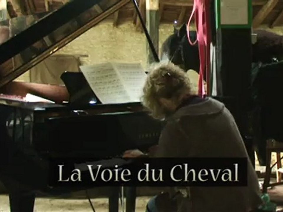La Voie du Cheval: première rencontre entre Catherine Schneider et Guapo, le cheval mélomane