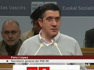 Patxi López pide al PSE que apoye el pacto con el PP: "Lo principal es el país"