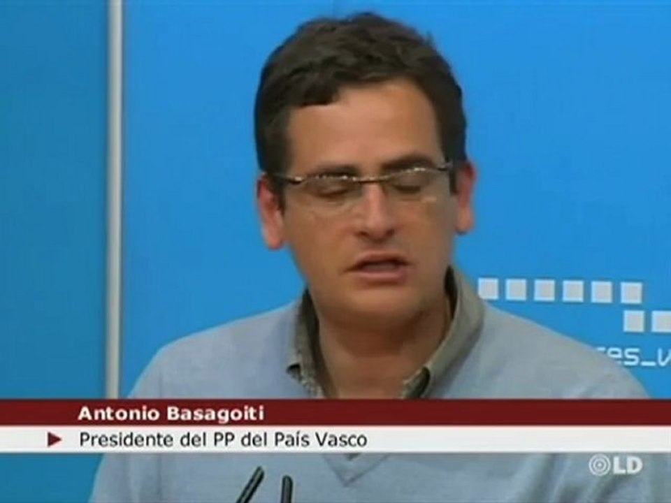 Basagoiti, sobre el pacto PP-PSE: "Es la rebelión de los que llevamos escolta"