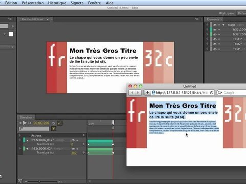 Adobe Edge : Balises et organisation du code