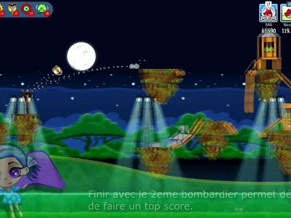 angry birds weekly tournament 2 - 8 juillet : solution niveau 1