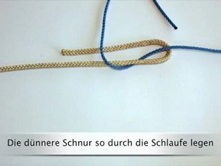 Albright-Knoten Anleitung