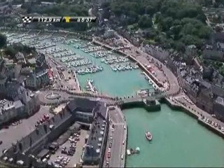 Vues du Tour de France sur la Côte d'Albâtre