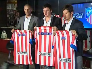 El Atlético de Madrid presenta sus nuevos fichajes