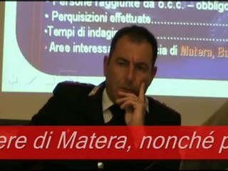 NUOVE LEVE NOVE ARRESTI DEI CC MATERA 4-7-2012