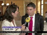03/07/12 : Olivier Faure interrogé par iTélé avant le discours de politique générale du Premier ministre