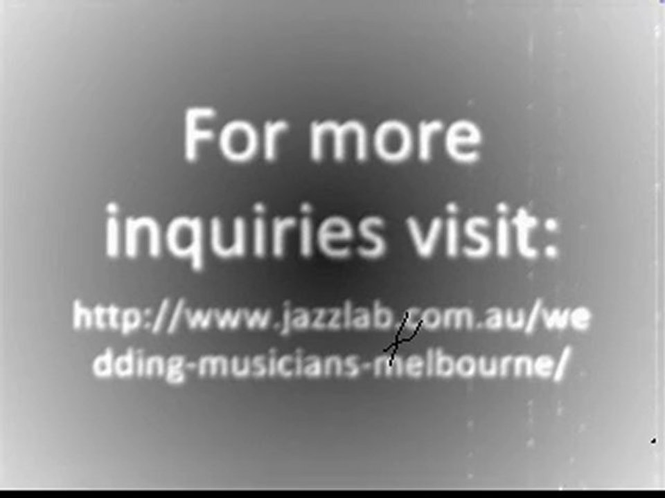 Wedding Musicians Melbourne