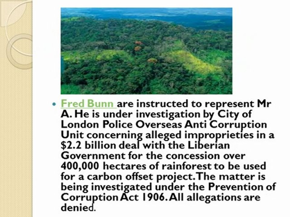 Bark & Co Solicitors London News $2.2 Bn Liberian deal being investigated by City of London Police