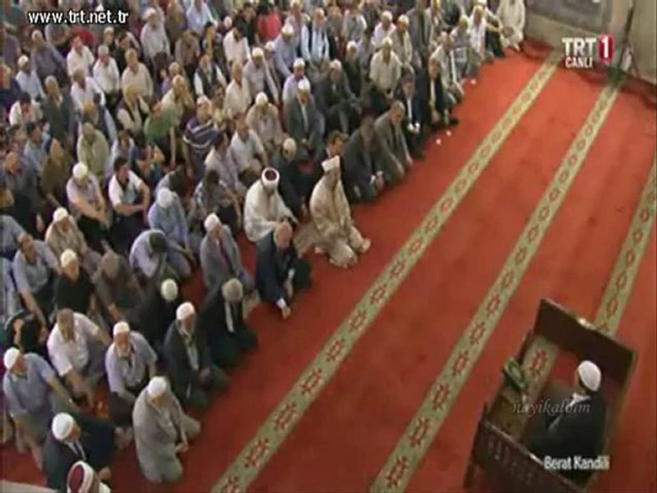 Hak tealadan Emrullah Akbaş Berat kandili 2012 Amasya TRT