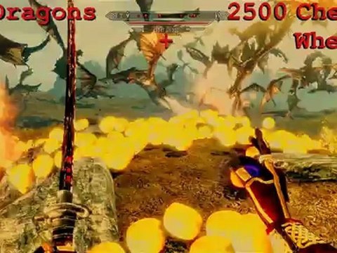 TES Skyrim - 50 Dragons + 2500 Cheese Wheels