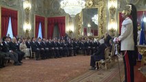 Napoli - Giorgio Napolitano con la Nazionale di calcio (03.07.12)