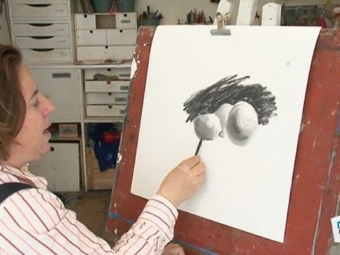 Comment peindre au fusain ?