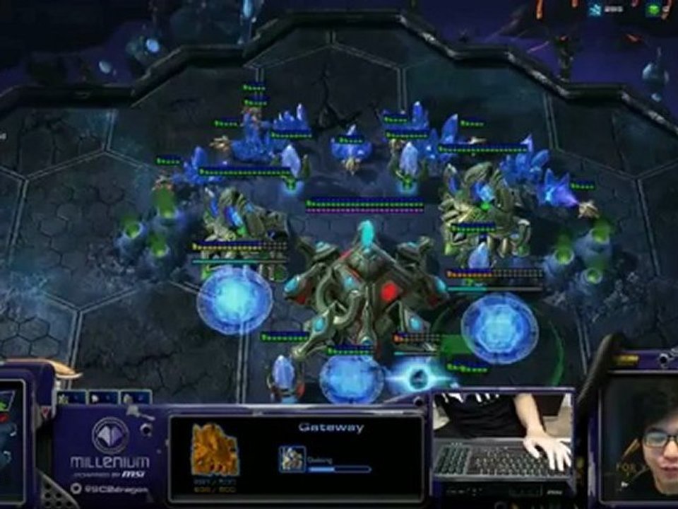 Millenium Dragon bloque les récoltes Protoss
