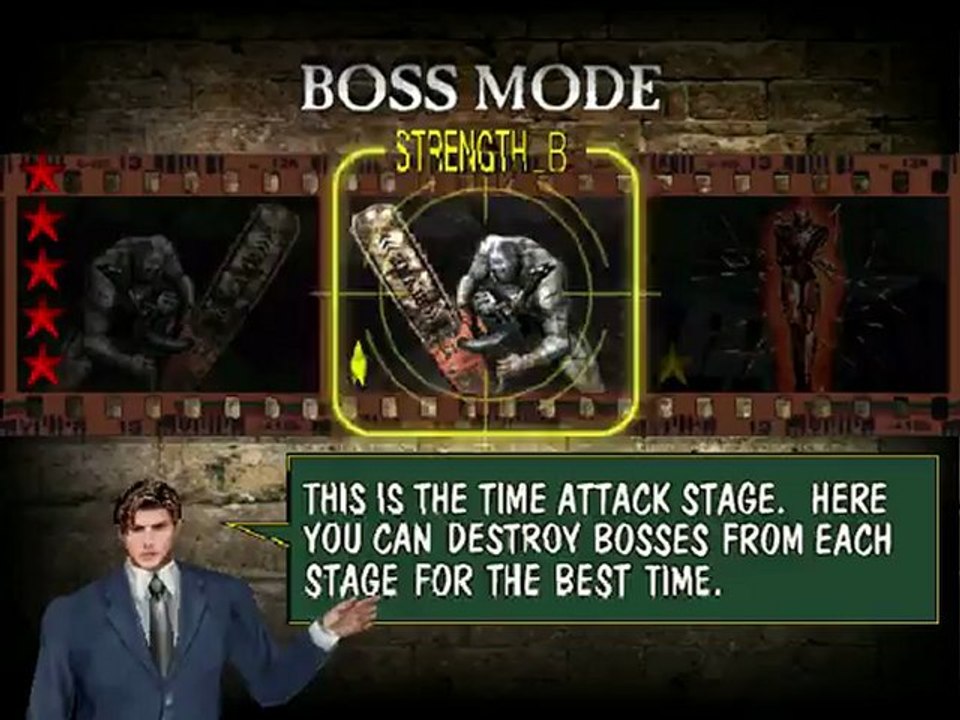 Boss Mode Strength_B - The House Of The Dead 2 (Speedrun) 00m40s13