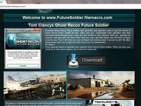 Ghost Recon Future Soldier Final keygen Crack Working